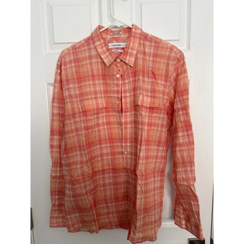 Calvin Klein plaid shirt